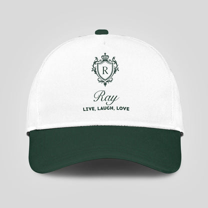 Live Laugh Love Elegant Blue And White Cap RAY 13K1 C90PF