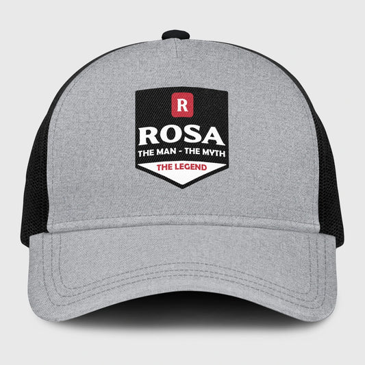 The Man The Myth The Legend Gray Mesh Cap ROSA 13K1 C189PF