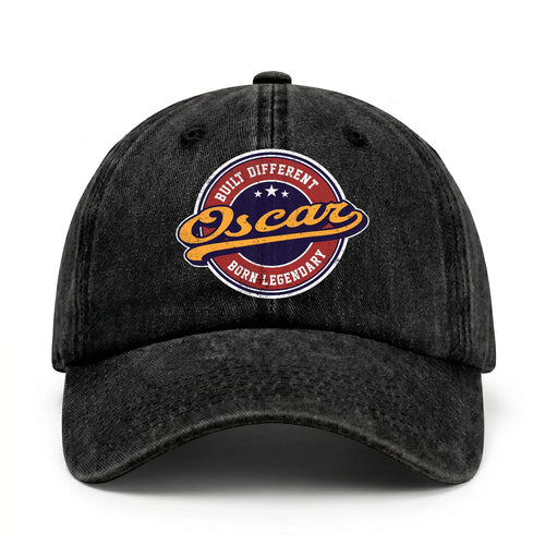 Built Different Born Legendary Logo Washed Cap OSCAR 13K1 C65PF