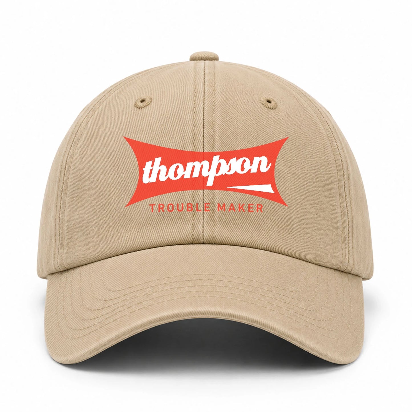 Trouble Maker Red Logo Washed Cap THOMPSON 13K1 C78PF
