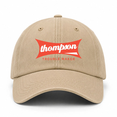 Trouble Maker Red Logo Washed Cap THOMPSON 13K1 C78PF