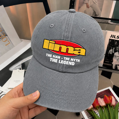 The Man The Myth The Legend Vintage Logo Washed Cap LIMA 13K1 C162PF