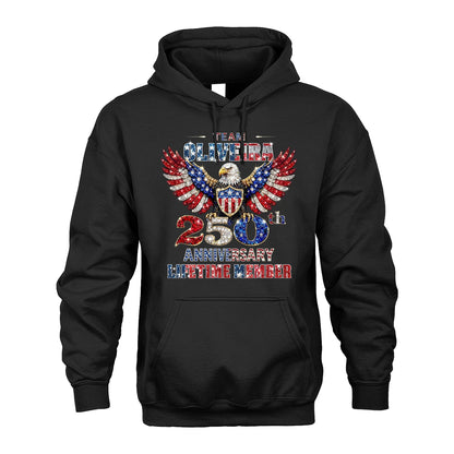 OLIVEIRA 13K1-523 Personalized "Team...Lifetime Member" America 250 Design