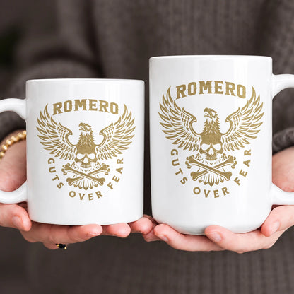 Guts Over Fear Eagle And Skull Mug ROMERO 13K1 MG28