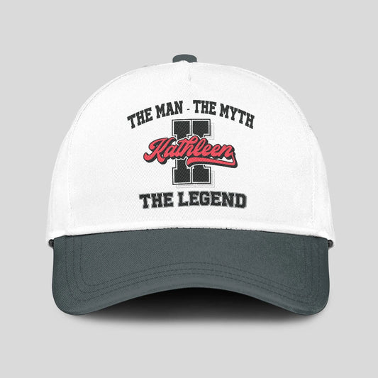 The Man The Myth The Legend Custom Initial Letter And Name Cap KATHLEEN 13K1 C38PF