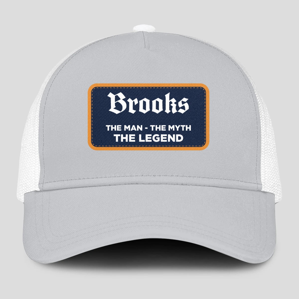 The Man The Myth The Legend Gray Mesh Cap BROOKS 13K1 C204PF