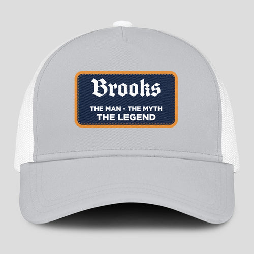The Man The Myth The Legend Gray Mesh Cap BROOKS 13K1 C204PF