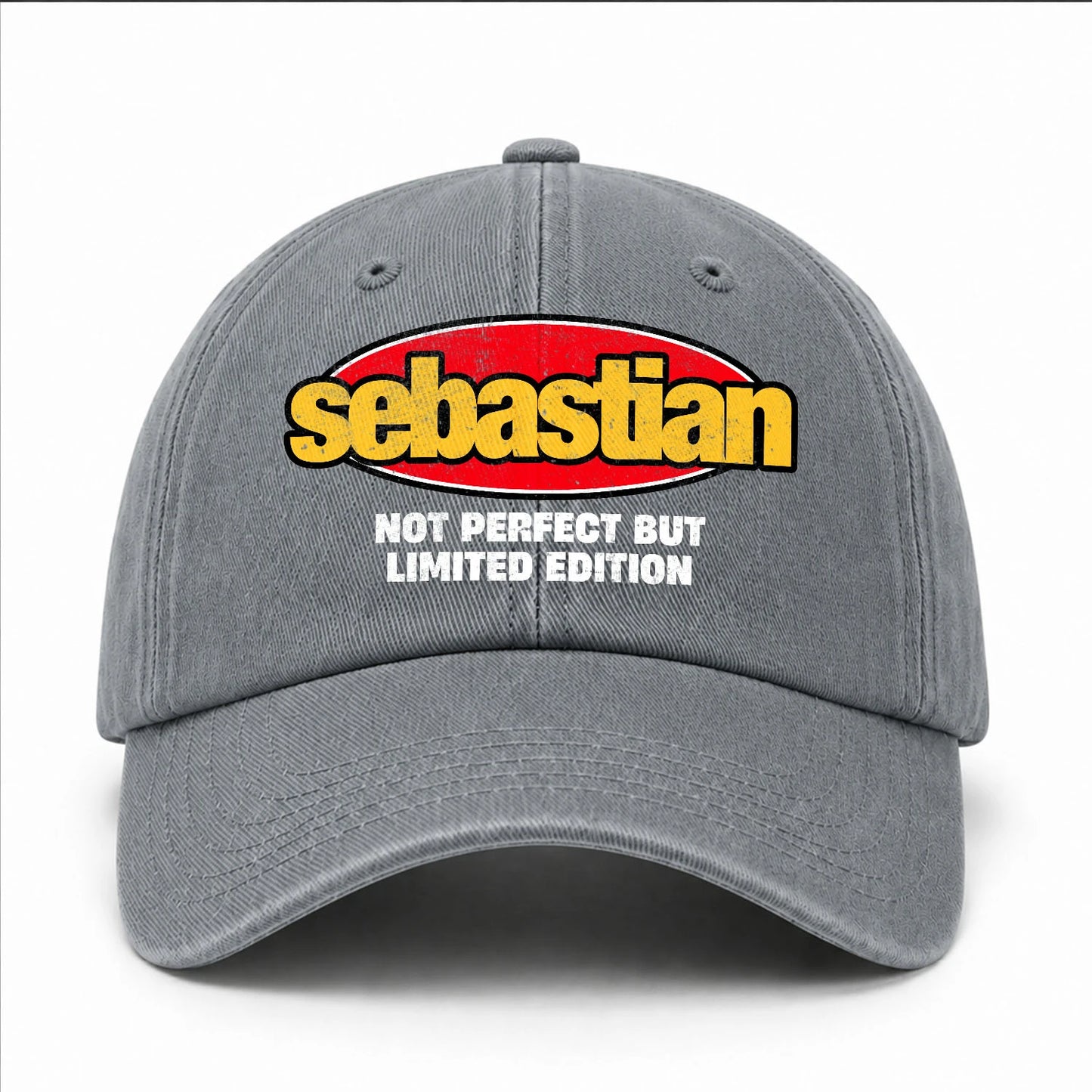 Your Name Not Perfect But Limited Edition Red Logo Washed Cap SEBASTIAN 13K1 C84PF