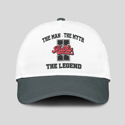 The Man The Myth The Legend Custom Initial Letter And Name Cap KATHY 13K1 C38PF