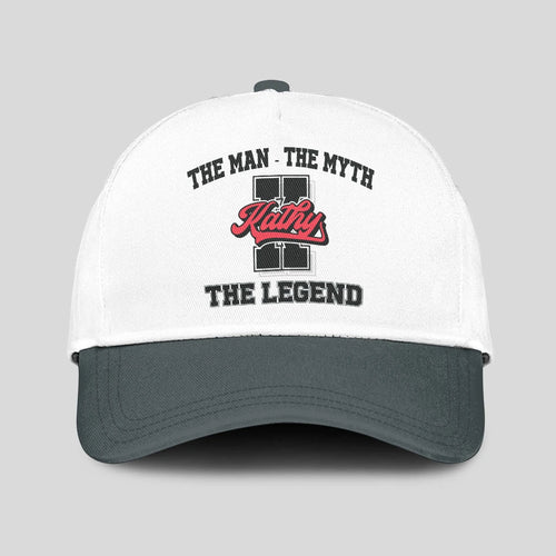 The Man The Myth The Legend Custom Initial Letter And Name Cap KATHY 13K1 C38PF