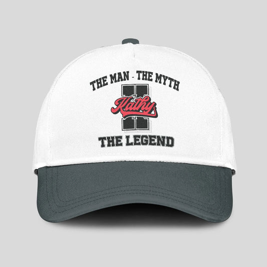 The Man The Myth The Legend Custom Initial Letter And Name Cap KATHY 13K1 C38PF