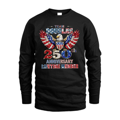 DOUGLAS 13K1-523 Personalized "Team...Lifetime Member" America 250 Design