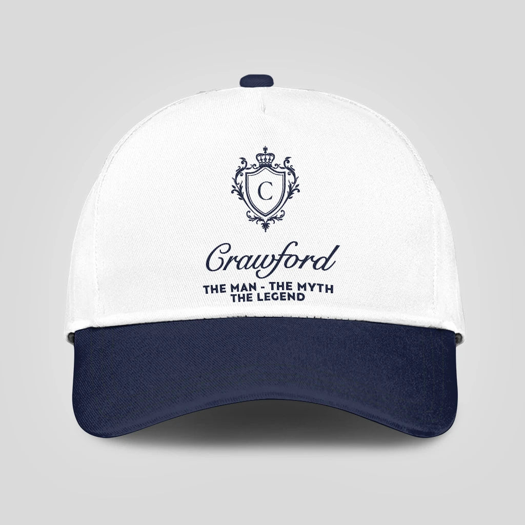 The Man The Myth The Legend Blue Cap CRAWFORD 13K2 C46PF