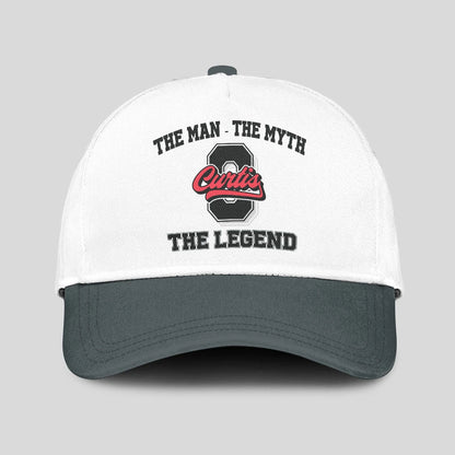 The Man The Myth The Legend Custom Initial Letter And Name Cap CURTIS 13K1 C38PF