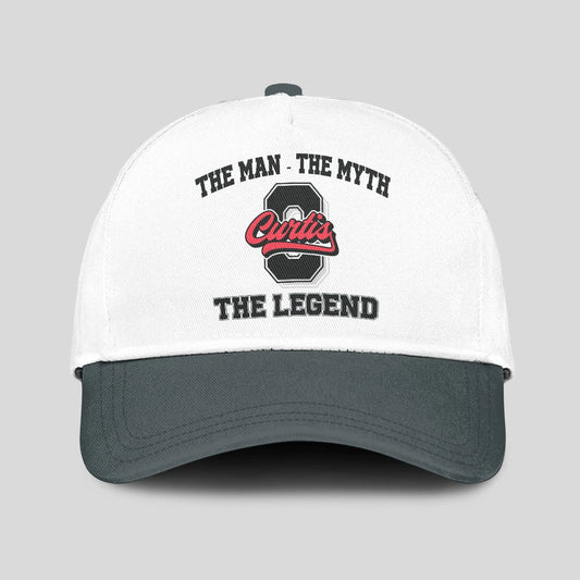 The Man The Myth The Legend Custom Initial Letter And Name Cap CURTIS 13K1 C38PF