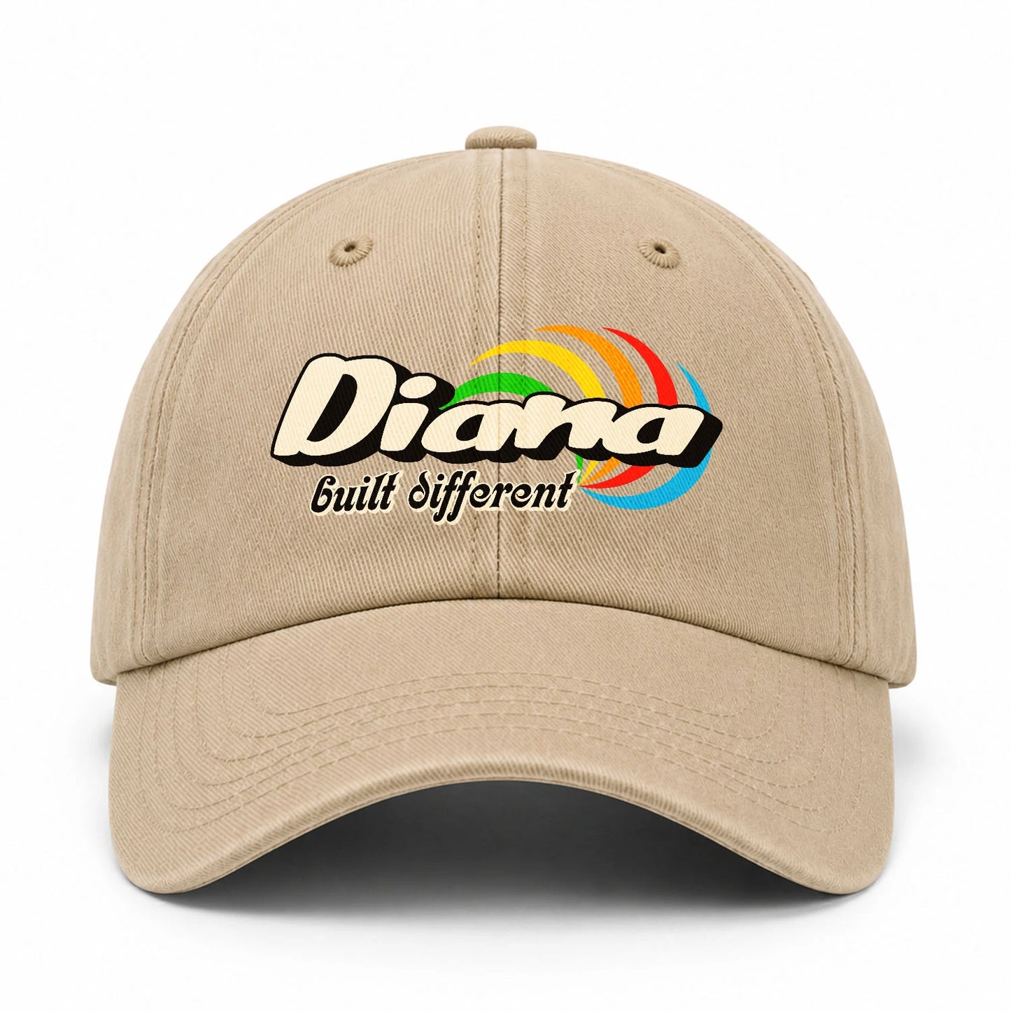Your Name Built Different Retro Washed Cap DIANA 13K1 C55PF