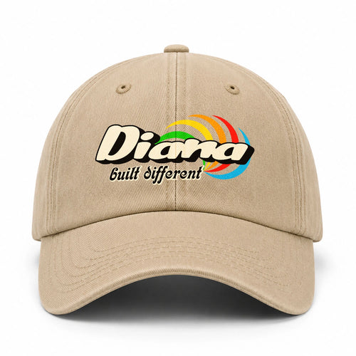 Your Name Built Different Retro Washed Cap DIANA 13K1 C55PF