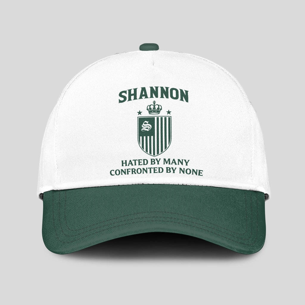 Hated By Many Confronted By None Luxury Logo Cap SHANNON 13K1 C41PF