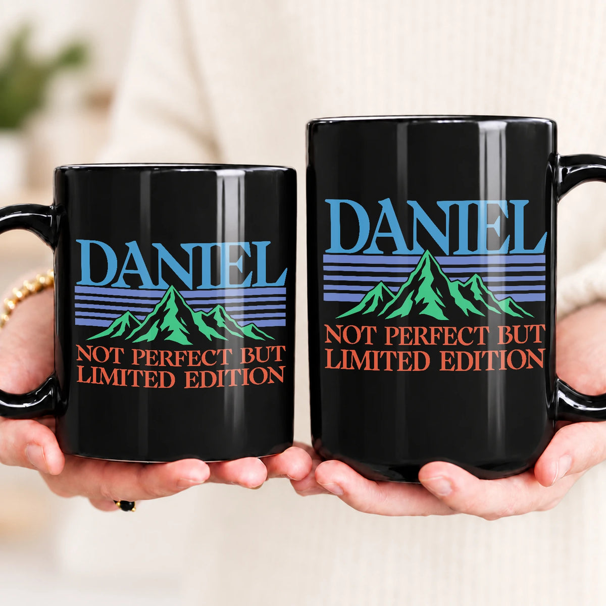 Not Perfect But Limited Eidition Retro Mountain Mug DANIEL 13K1 MG29