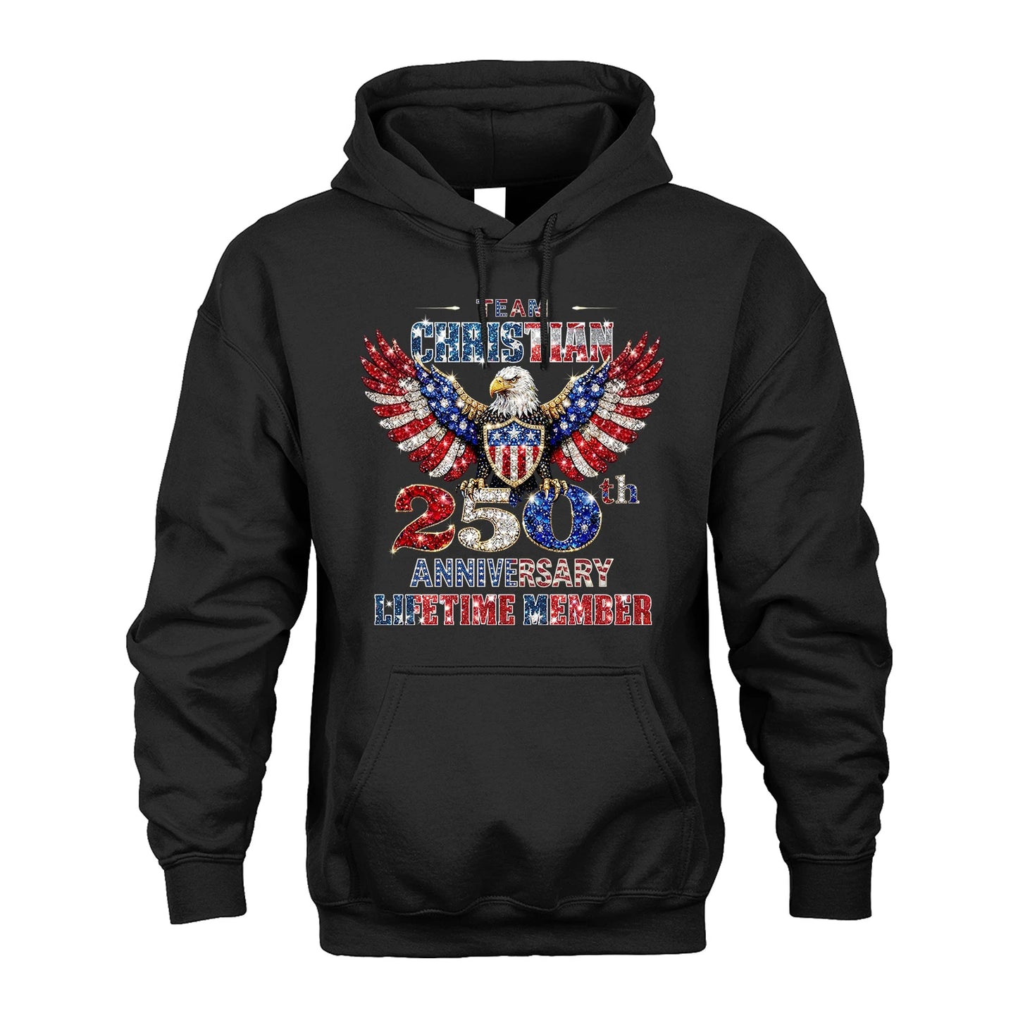 CHRIS 13K1-523 Personalized "Team...Lifetime Member" America 250 Design
