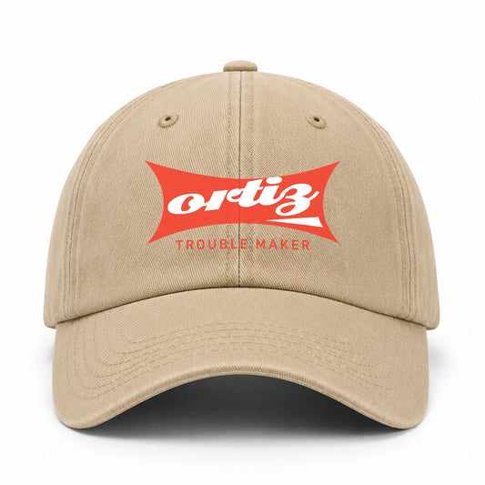 Trouble Maker Red Logo Washed Cap ORTIZ 13K1 C78PF