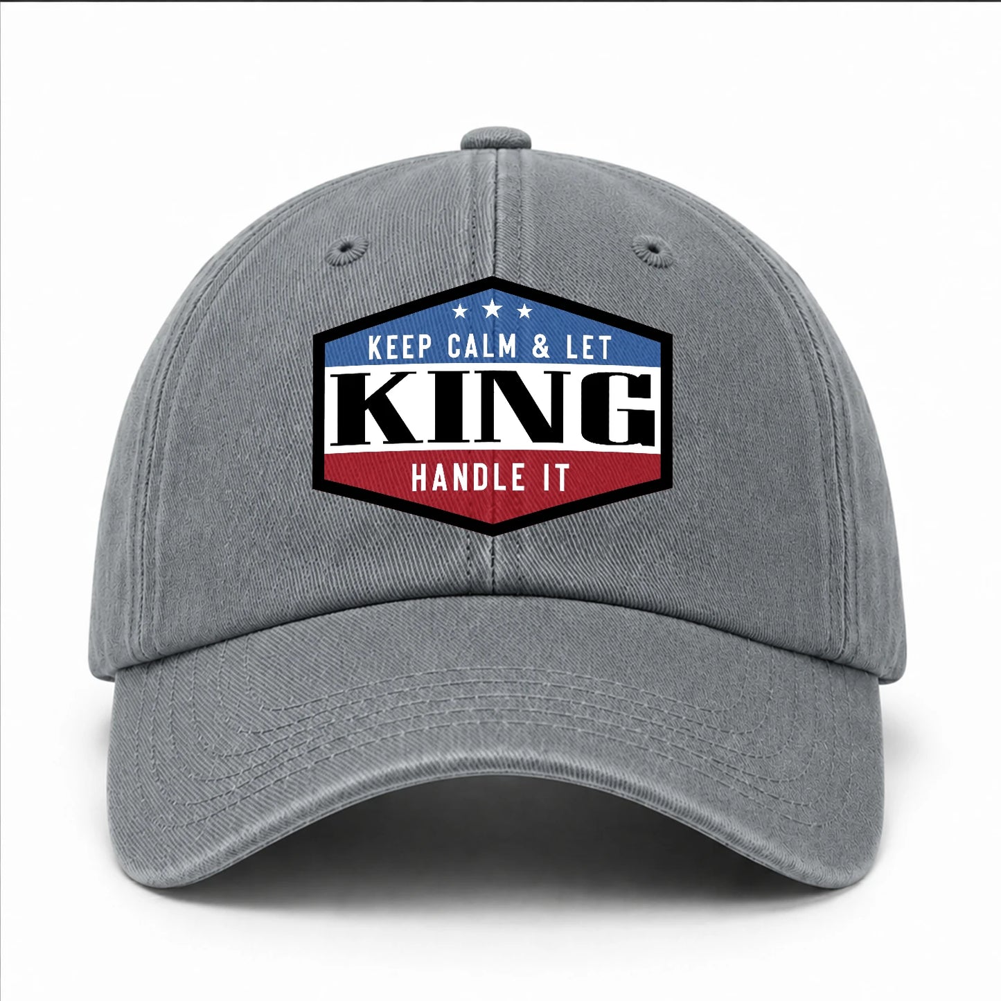 Keep Calm & Let Your Name Handle It Washed Cap KING 13K1 C87PF
