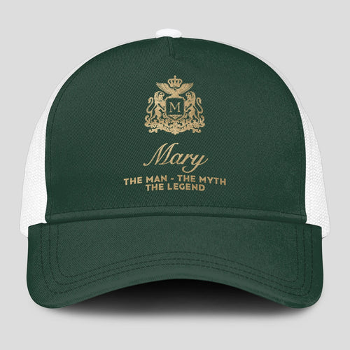 The Man The Myth The Legend Sage Green Mesh Cap MARY 13K1 C192PF