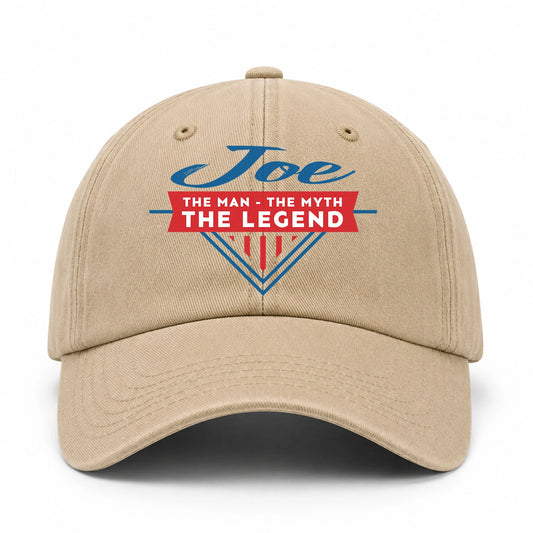 The Man The Myth The Legend Logo Washed Cap JOE 13K1 C37PF