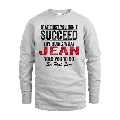 JEAN 13K1-357 If At First You Don't Succeed...