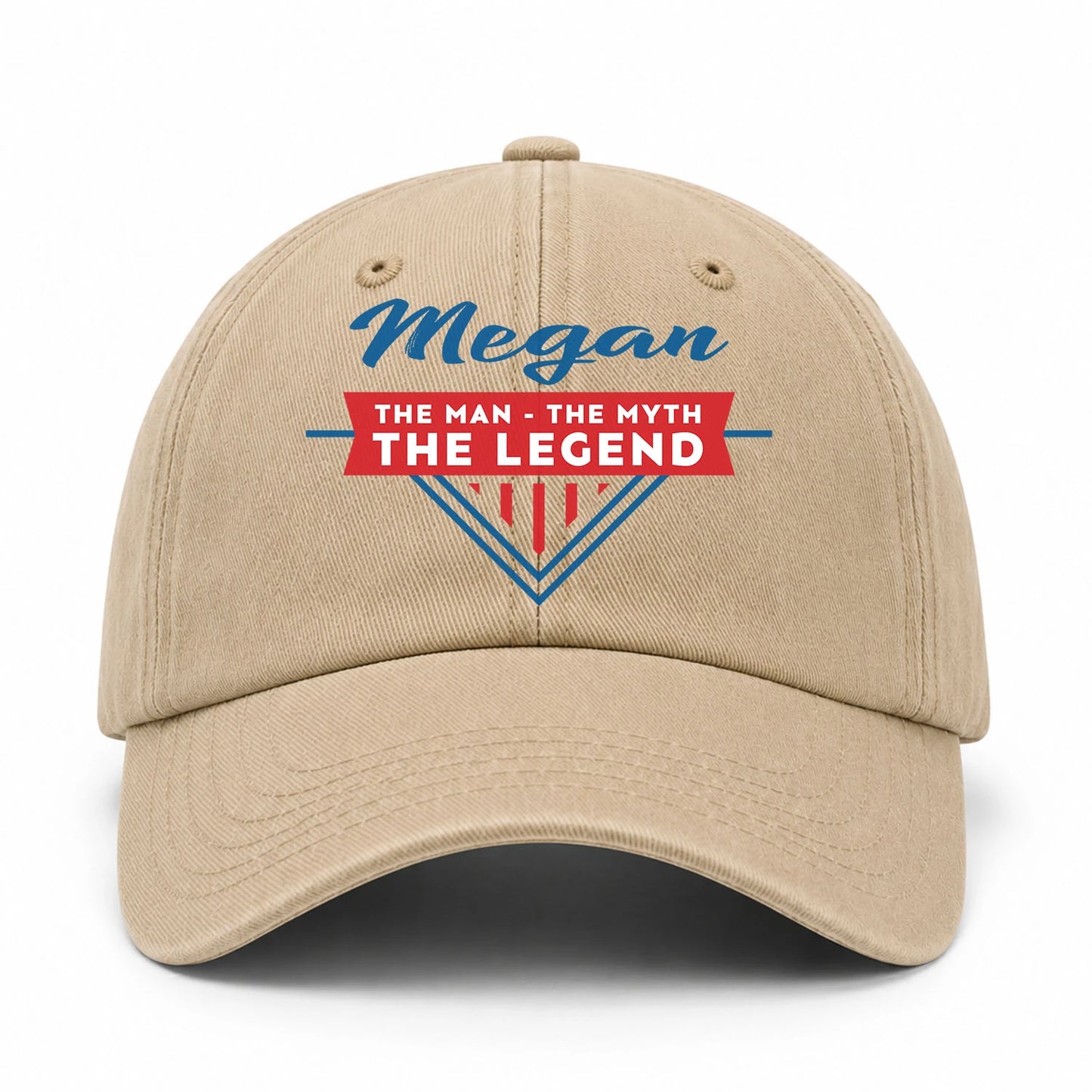 The Man The Myth The Legend Logo Washed Cap MEGAN 13K1 C37PF