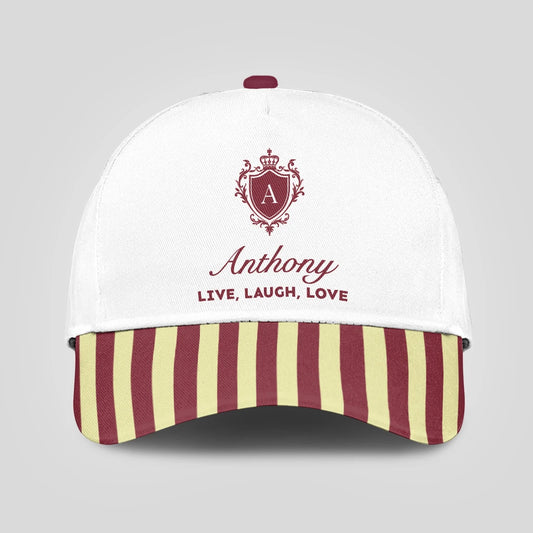 Live Laugh Love Burgundy And Yellow Cap ANTHONY 13K1 C120PF