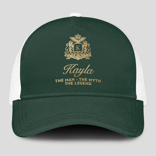 The Man The Myth The Legend Sage Green Mesh Cap KAYLA 13K1 C192PF