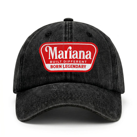 Built Different Born Legendary Red Logo Washed Cap MARIANA 13K1 C63PF