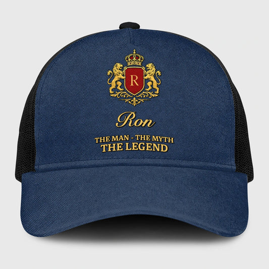 The Man The Myth The Legend Royal Blue Mesh Cap RON 13K1 C187PF