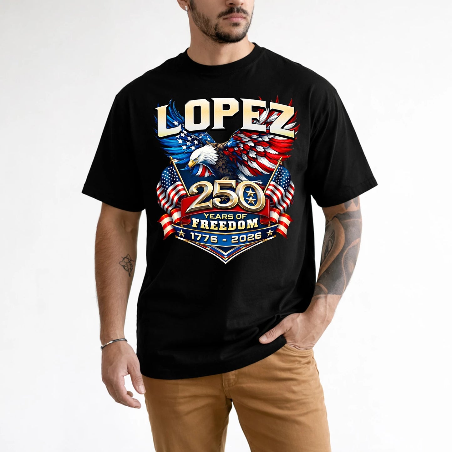 LOPEZ 13K1-530 ...250 Years Of Freedom 1776-2026