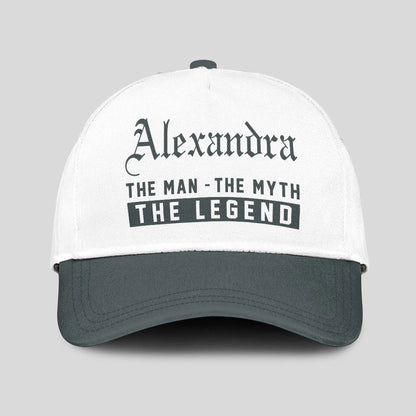 The Man The Myth The Legend Luxury Cap ALEXANDRA 13K1 C39PF