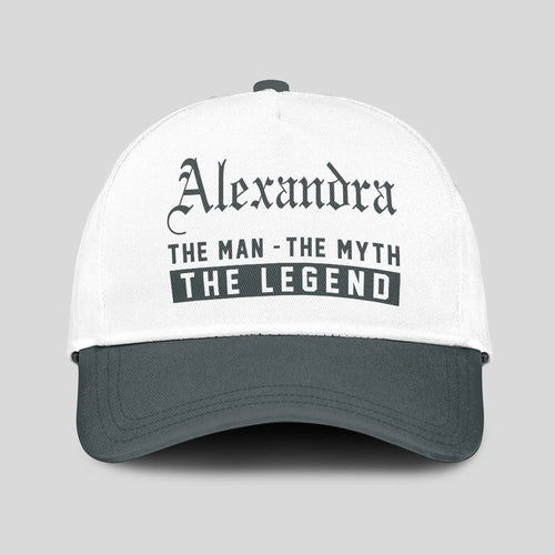 The Man The Myth The Legend Luxury Cap ALEXANDRA 13K1 C39PF