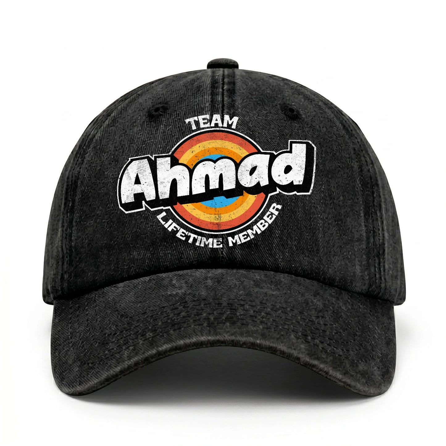 Team Your Name Lifetime Member Logo Cap AHMAD 13K1 C66PF