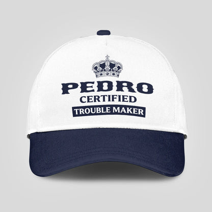 Certified Your Name Trouble Maker Washed Cap PEDRO 13K1 C148PF