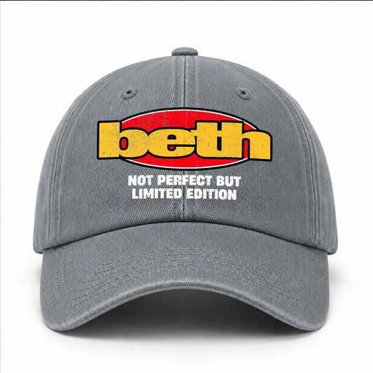 Your Name Not Perfect But Limited Edition Red Logo Washed Cap BETH 13K1 C84PF