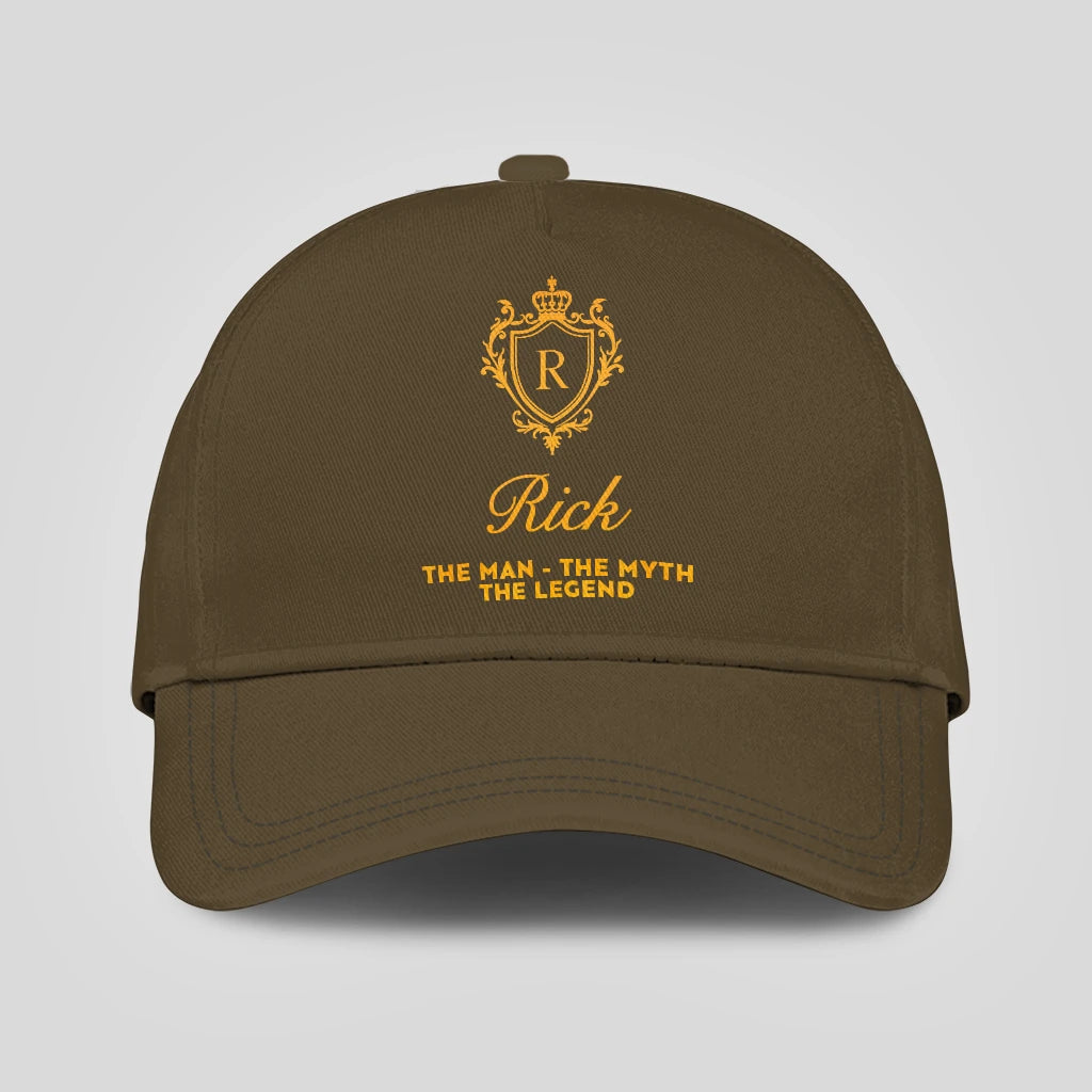 The Man The Myth The Legend Luxury Olive Cap RICK 13K1 C91PF