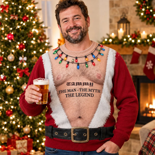 The Man The Myth The Legend Santa Ugly Sweater TAMMY 13K1 UG01