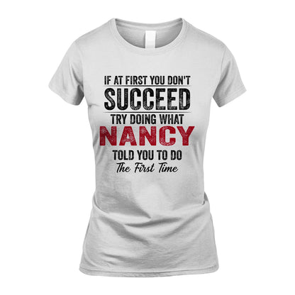 NANCY 13K1-357 If At First You Don't Succeed...