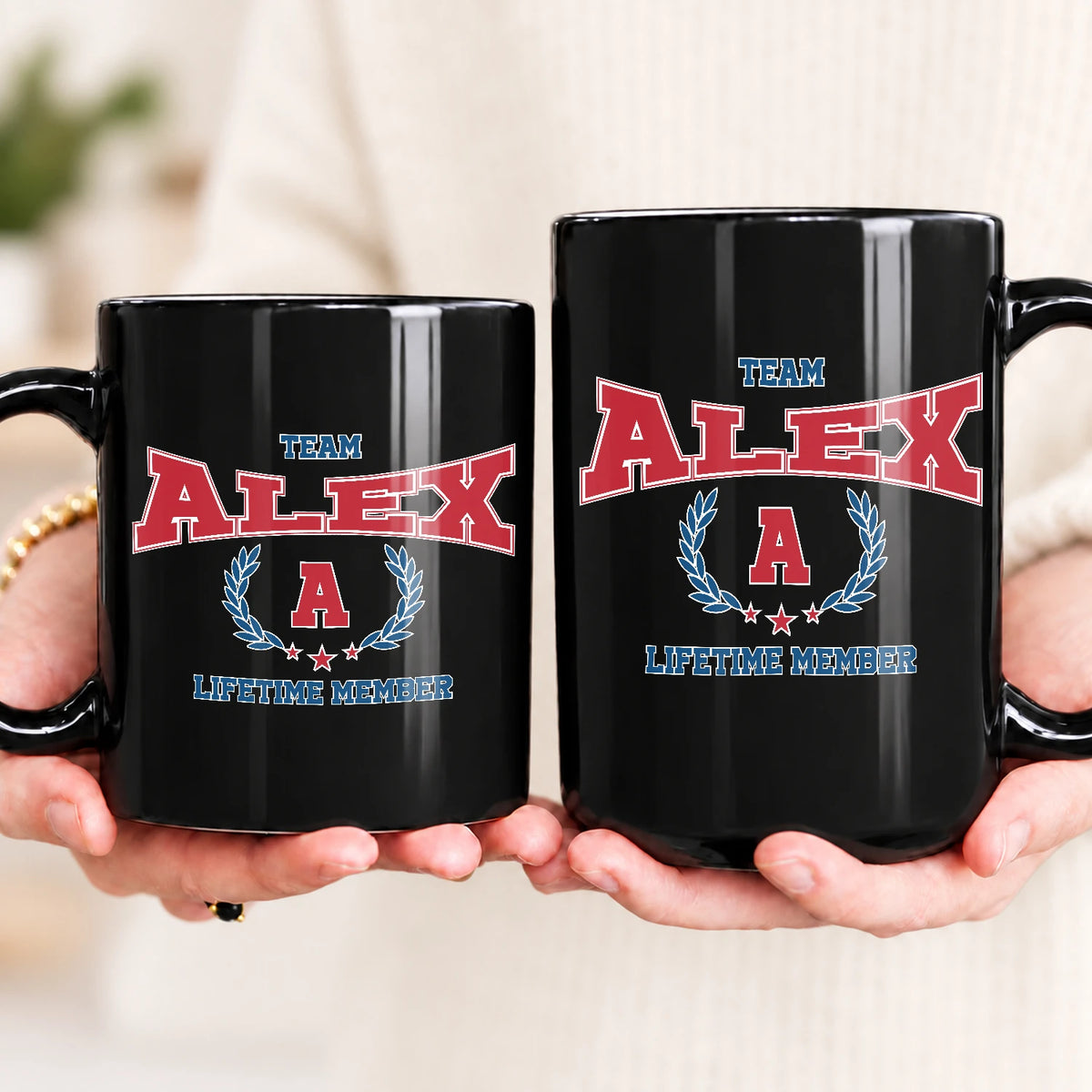 Team Your Name Lifetime Member Sporty Mug ALEX 13K1 MG09