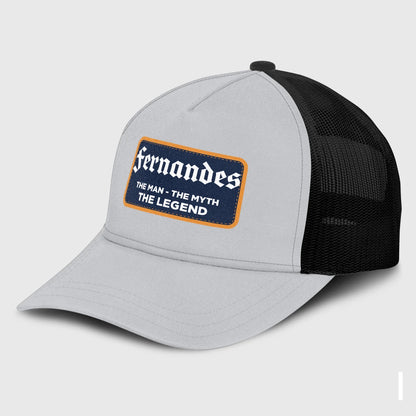 The Man The Myth The Legend Gray Mesh Cap FERNANDES 13K1 C204PF