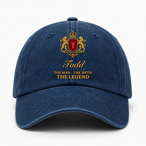 The Man The Myth The Legend Royal Blue Cap TODD 13K1 C49PF