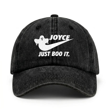 Just Boo It Halloween Washed Cap JOYCE 13K1 C83PF