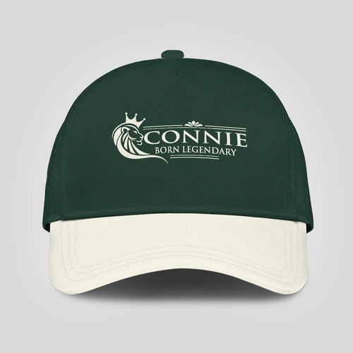 Born Legendary Lion Logo Sage Green And Beige Cap CONNIE 13K1 C182PF