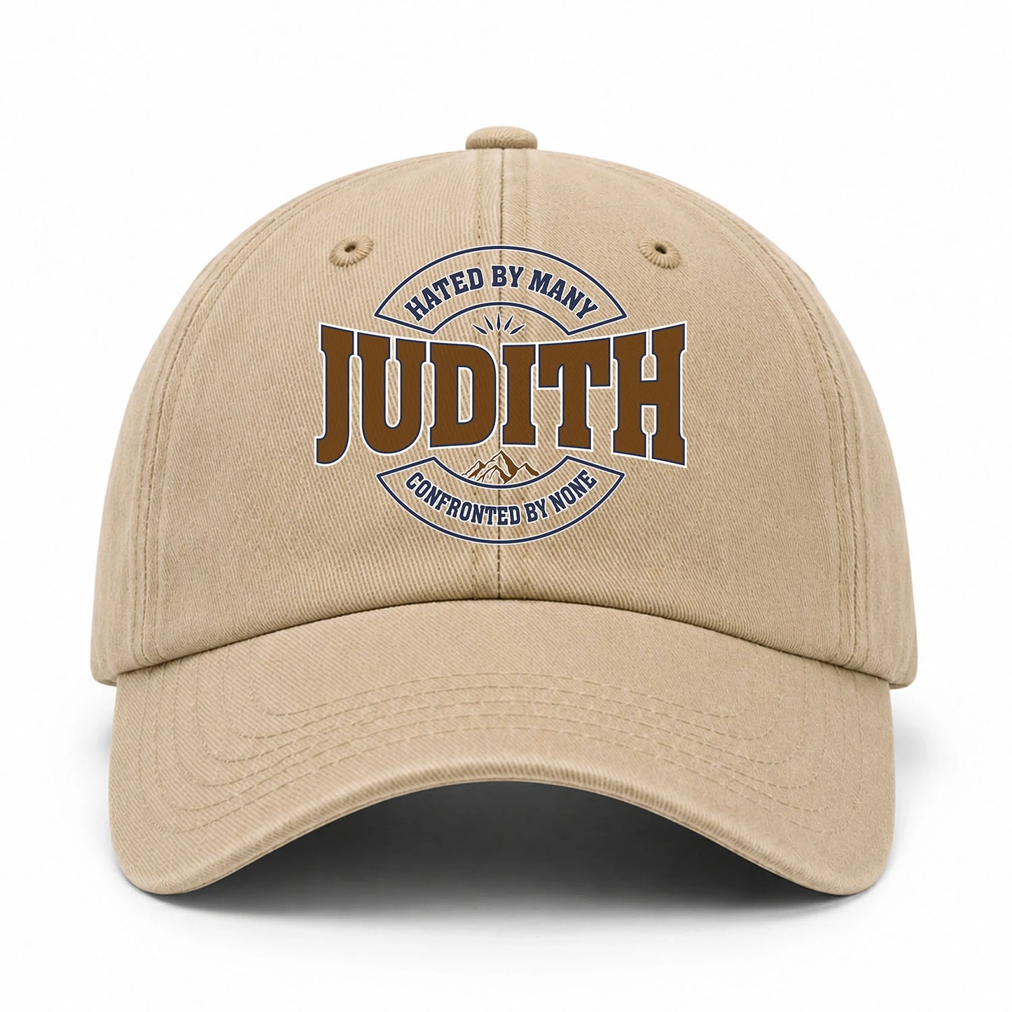 Hated By Many Confronted By None Washed Cap JUDITH 13K1 C36PF