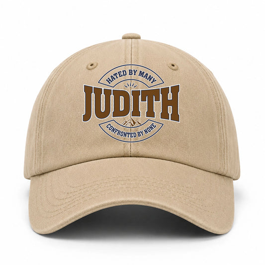 Hated By Many Confronted By None Washed Cap JUDITH 13K1 C36PF